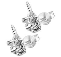 Load image into Gallery viewer, Silberohrstecker Ohrstecker Ohrringe Damen 925er Sterling Silber Schmuck Einhorn - chic-net.de
