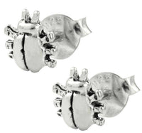 Load image into Gallery viewer, Silberohrstecker Ohrstecker Ohrringe Unisex 925er Sterling Silber Schmuck Käfer - chic-net.de
