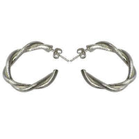 Load image into Gallery viewer, Silberohrstecker Silberohrringe 925er Silber Ohrringe Creolen Damen Schmuck Glanz Geflochten Oval - chic-net.de
