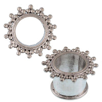 Load image into Gallery viewer, Silbertunnel Stern Kugeln 925 Sterling Silber Tunnel Plug Organic Expander Ohrschmuck - chic-net.de
