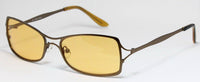 Load image into Gallery viewer, Sonnenbrille 400UV Freestyle Markenbrille Argenta Rechteck orange Doppelsteg - chic-net.de
