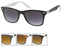 Cargar imagen en el visor de la galería, Sonnenbrille 400UV zweifarbig gemustert Zierscharnier getönt - chic-net.de
