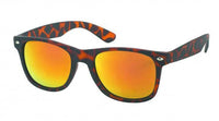 Load image into Gallery viewer, Sonnenbrille Animal Print 400 UV Nerdbrille verspiegelt - chic-net.de
