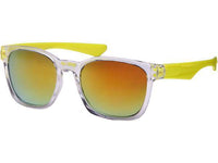Cargar imagen en el visor de la galería, Sonnenbrille bunt verspiegelt 400 UV  Rahmen transparent sportlich - chic-net.de
