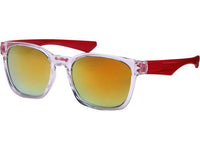 Cargar imagen en el visor de la galería, Sonnenbrille bunt verspiegelt 400 UV  Rahmen transparent sportlich - chic-net.de
