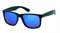 Cargar imagen en el visor de la galería, Sonnenbrille bunt verspiegelt schwarz 400 UV  Stil classic Nerd - chic-net.de
