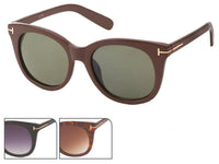 Load image into Gallery viewer, Sonnenbrille Cat Eye 400 UV getönt T-förmige Metallverzierung - chic-net.de
