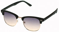 Load image into Gallery viewer, Sonnenbrille Cat Eye Metall 400 UV Gläser trapezförmig Holzmuster Steg hoch - chic-net.de
