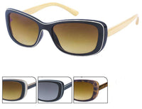 Cargar imagen en el visor de la galería, Sonnenbrille Damen 400 UV getönt Rand schmal Schmetterlingform - chic-net.de

