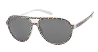 Load image into Gallery viewer, Sonnenbrille Damen Designer Brille getönt 400UV Pop Art Muster Pilotenbrille - chic-net.de
