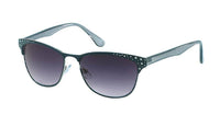Load image into Gallery viewer, Sonnenbrille Damen Vintage getönt 400UV Cat Eye Style Metall schmal Punkte - chic-net.de
