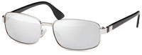 Load image into Gallery viewer, Sonnenbrille eckig sportlich verspiegelt getönt 400 UV Bügel breit Herren - chic-net.de
