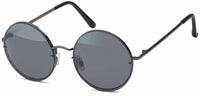 Cargar imagen en el visor de la galería, Sonnenbrille Flachglas Polycarbonat Round Glasses 400 UV Metall frameless - chic-net.de
