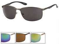Load image into Gallery viewer, Sonnenbrille Herren 400 UV Metallrahmen schmal sportlich Steg hoch - chic-net.de
