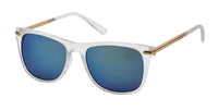 Load image into Gallery viewer, Sonnenbrille Herren Damen 400 UV blau verspiegelt Metallbügel Nahtrand - chic-net.de
