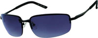 Load image into Gallery viewer, Sonnenbrille Herren getönt 400 UV frameless breit Metall Sport Bügel platt - chic-net.de
