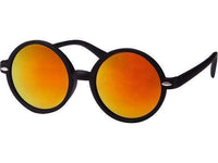 Load image into Gallery viewer, Sonnenbrille Hippie John Lennon Brille Nerd bunt verspiegelt 400 UV runde Gläser unisex - chic-net.de
