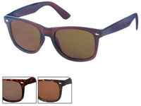 Load image into Gallery viewer, Sonnenbrille Nerd 400UV Zierellipse braun getönt getigert - chic-net.de
