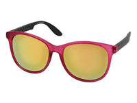 Load image into Gallery viewer, Sonnenbrille Nerd Brille verspiegelt Bügel eckig 400 UV grün pink blau - chic-net.de
