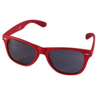 Cargar imagen en el visor de la galería, Sonnenbrille Nerd einfarbig Unisex Brille bunt getönt verspiegelt 400 UV - chic-net.de
