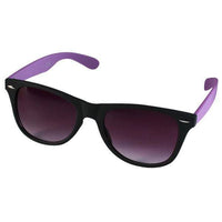 Cargar imagen en el visor de la galería, Sonnenbrille Nerd zweifarbig Unisex Brille lila getönt 400 UV - chic-net.de
