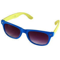 Cargar imagen en el visor de la galería, Sonnenbrille Nerd zweifarbig Unisex Brille lila getönt 400 UV - chic-net.de

