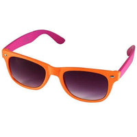 Cargar imagen en el visor de la galería, Sonnenbrille Nerd zweifarbig Unisex Brille lila getönt 400 UV - chic-net.de
