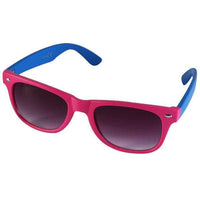 Cargar imagen en el visor de la galería, Sonnenbrille Nerd zweifarbig Unisex Brille lila getönt 400 UV - chic-net.de
