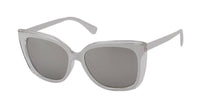 Load image into Gallery viewer, Sonnenbrille Nerdbrille in klarer Cateye Form 400 UV farbig dünn - chic-net.de
