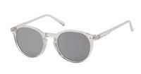 Load image into Gallery viewer, Sonnenbrille Panto Round Glasses 400 UV verspiegelt Pünktchen klar - chic-net.de
