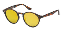 Load image into Gallery viewer, Sonnenbrille Panto Round Glasses 400 UV verspiegelt Ziermandel silbern - chic-net.de
