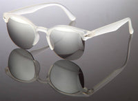 Load image into Gallery viewer, Sonnenbrille Panto semi frameless Retro 400UV Schlüsselloch Steg verspiegelt - chic-net.de
