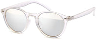Load image into Gallery viewer, Sonnenbrille Panto transparent Retro 400UV Schlüsselloch Steg verspiegelt - chic-net.de
