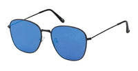 Load image into Gallery viewer, Sonnenbrille Piloten Stil 400 UV verspiegelt pink blau silber Trapez eckig - chic-net.de
