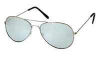 Load image into Gallery viewer, Sonnenbrille Pilotenbrille 400 UV bunt verspiegelt silberfarbenes Metallgestell - chic-net.de
