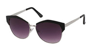 Load image into Gallery viewer, Sonnenbrille Pilotenbrille 400 UV Trapezform eckig Retro Rand Metall - chic-net.de
