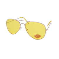 Load image into Gallery viewer, Sonnenbrille Pilotenbrille Classic bunte Linse golden 400 UV Retro unisex - chic-net.de
