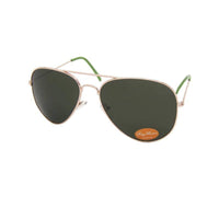 Load image into Gallery viewer, Sonnenbrille Pilotenbrille Classic bunte Linse golden 400 UV Retro unisex - chic-net.de
