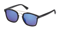 Load image into Gallery viewer, Sonnenbrille Retro 400 UV Metalldoppelsteg Bogensteg Gestell schmal - chic-net.de
