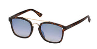 Load image into Gallery viewer, Sonnenbrille Retro 400 UV Metalldoppelsteg Bogensteg Gestell schmal - chic-net.de

