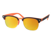Load image into Gallery viewer, Sonnenbrille Retro bunt schwarz neon 400UV Metall Mandelverzierung - chic-net.de
