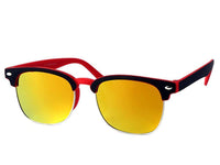Load image into Gallery viewer, Sonnenbrille Retro bunt schwarz neon 400UV Metall Mandelverzierung - chic-net.de
