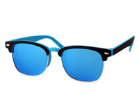 Load image into Gallery viewer, Sonnenbrille Retro bunt schwarz neon 400UV Metall Mandelverzierung - chic-net.de
