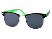 Load image into Gallery viewer, Sonnenbrille Retro bunt schwarz neon 400UV Metall Mandelverzierung - chic-net.de
