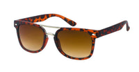 Load image into Gallery viewer, Sonnenbrille Retro Doppelsteg Vintage 400UV Nerd getönt - chic-net.de
