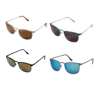 Load image into Gallery viewer, Sonnenbrille  Retro Metallrahmen Brille getönt verspiegelt 400 UV unisex - chic-net.de
