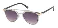 Load image into Gallery viewer, Sonnenbrille Retro Zwickerform Brille 400 UV Metallrahmen Doppelsteg klassisch - chic-net.de
