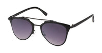 Load image into Gallery viewer, Sonnenbrille Retro Zwickerform Brille 400 UV Metallrahmen Doppelsteg klassisch - chic-net.de
