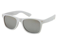 Cargar imagen en el visor de la galería, Sonnenbrille rot weiß Nerdbrille silber gold Rainbow verspiegelt 400 UV - chic-net.de
