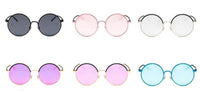 Load image into Gallery viewer, Sonnenbrille Round Glasses 400 UV Metallrahmen metallic verspiegelt - chic-net.de
